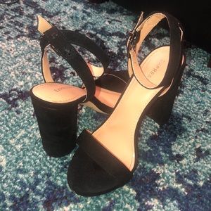 Express Block Heel Sandals